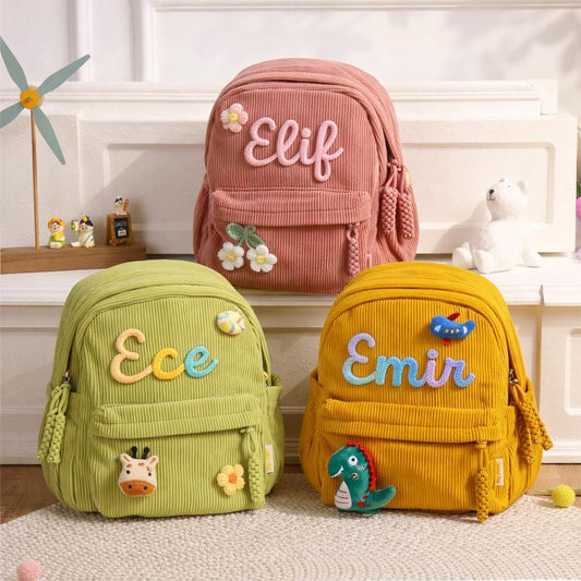 Kişileştirilmiş Örgü Sırt Çantası