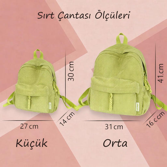 Kişileştirilmiş Örgü Sırt Çantası